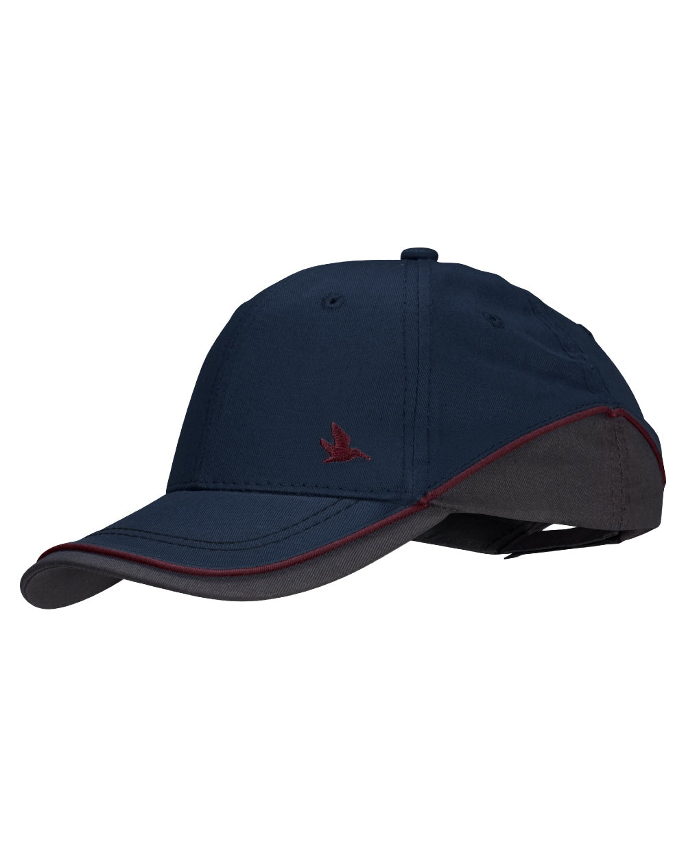 Classic Blue Coloured Seeland Mens Skeet Cap on White background 