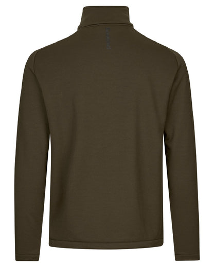 Pine Green Coloured Seeland Tidal Fleece Jacket on White Background
