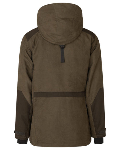 Grizzly Brown coloured Seeland Mens Ultimo Jacket on white background 