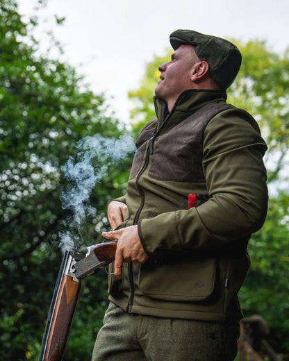 Light Pine Coloured Seeland Mens Wenlock Jacket on outdoor background 