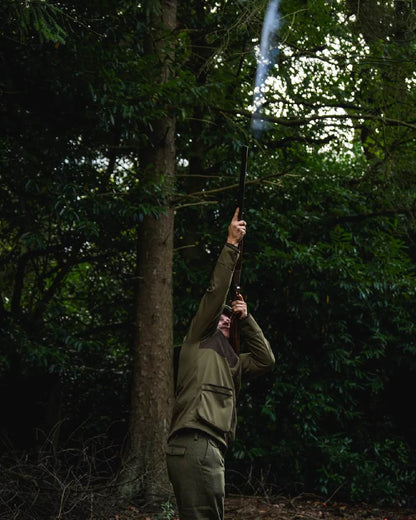 Light Pine Coloured Seeland Mens Wenlock Jacket on outdoor background 