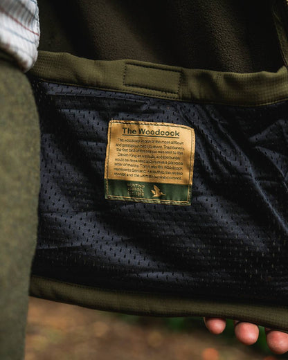 Light Pine Coloured Seeland Mens Wenlock Jacket on outdoor background 