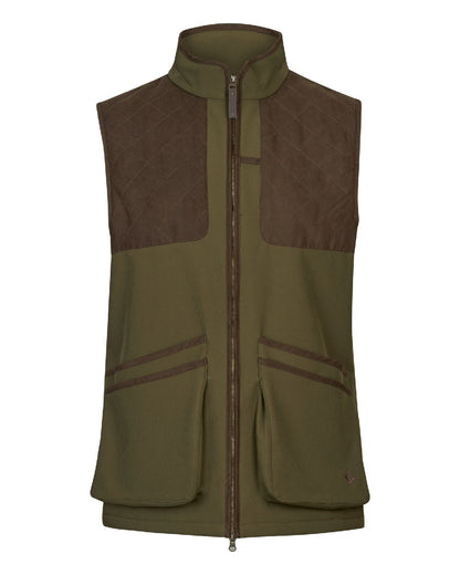 Light Pine Coloured Seeland Mens Wenlock Waistcoat on white background 
