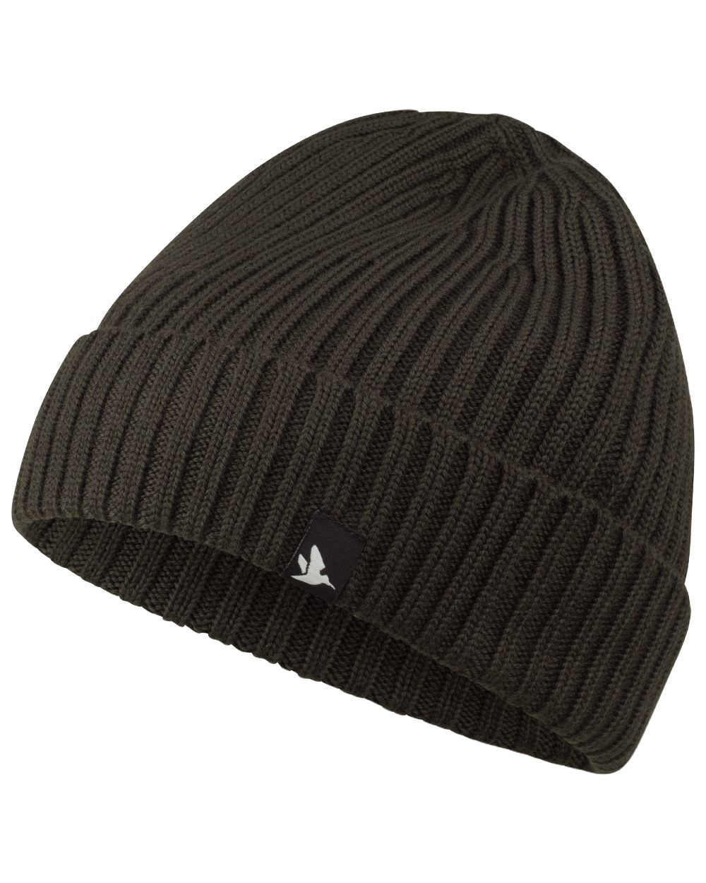 Grizzly Brown Coloured Seeland Norite Beanie on white background 