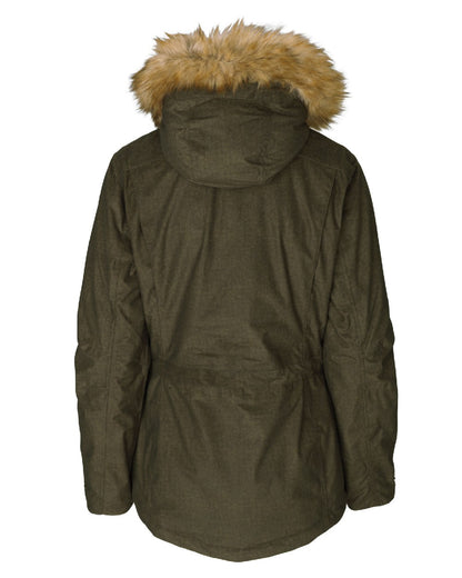 Pine Green coloured Seeland North Lady Jacket on white backround 