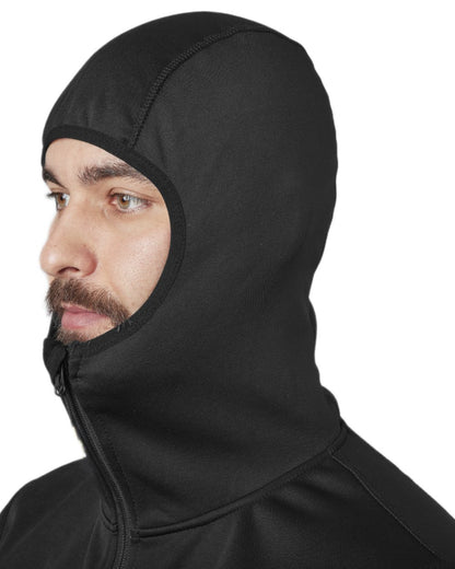 Meteorite coloured Seeland Power Fleece on white background 