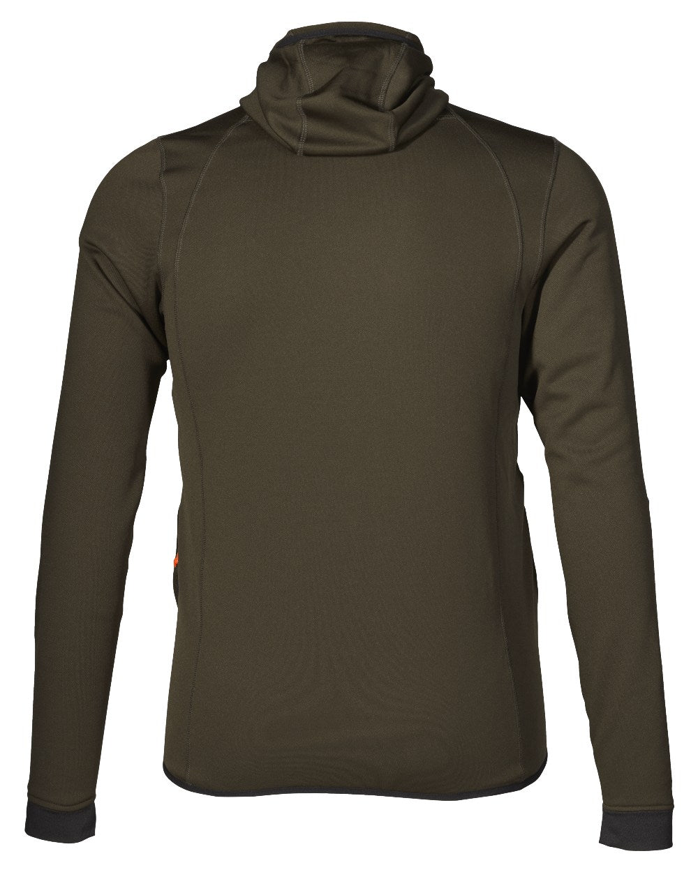 Pine Green coloured Seeland Power Fleece on white background 