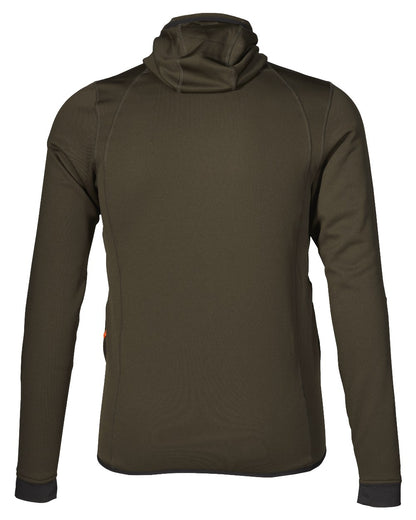 Pine Green coloured Seeland Power Fleece on white background 