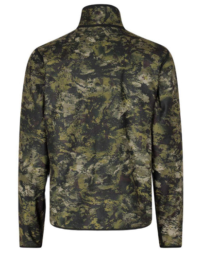 Light Pine InVis Green Coloured Seeland Rogue Reversible Fleece Jacket on white background 