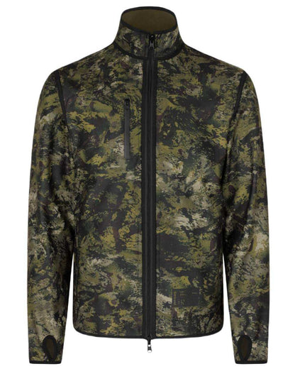 Light Pine InVis Green Coloured Seeland Rogue Reversible Fleece Jacket on white background 