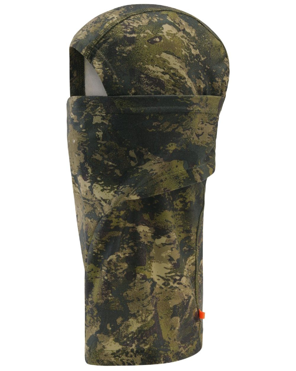 InVis Green Coloured Seeland Scent Control Camo Balaclava on white background 