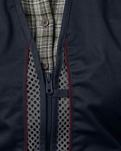 Classic Blue Coloured Seeland Skeet II Lady Waistcoat on White background 