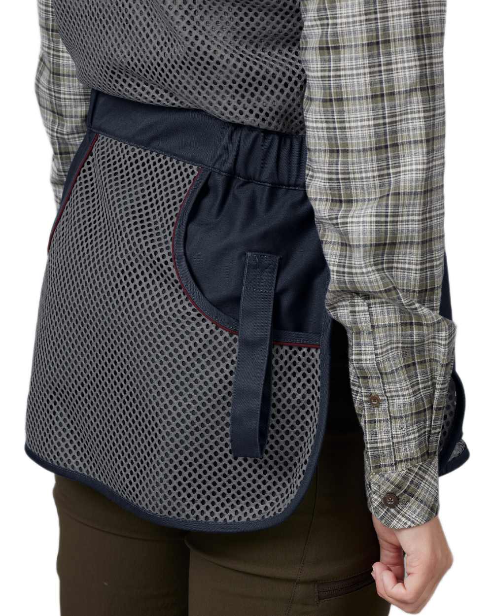 Classic Blue Coloured Seeland Skeet II Lady Waistcoat on White background 