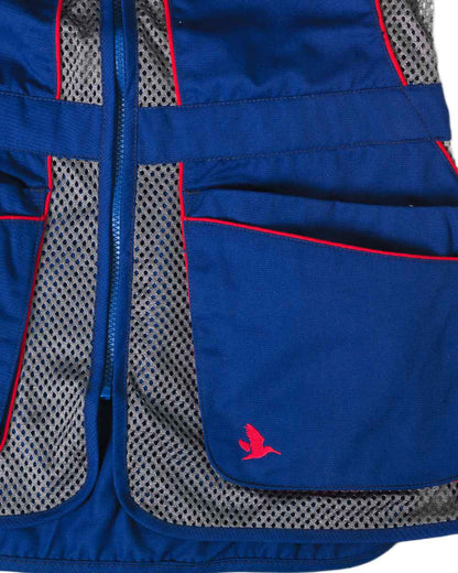 Sodalite Blue Coloured Seeland Skeet II Lady Waistcoat on White background 
