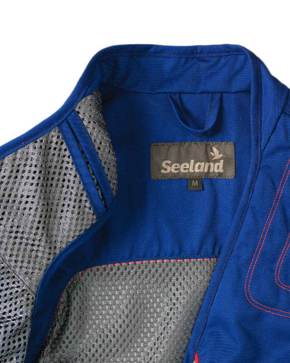 Sodalite Blue Coloured Seeland Skeet II Lady Waistcoat on White background 