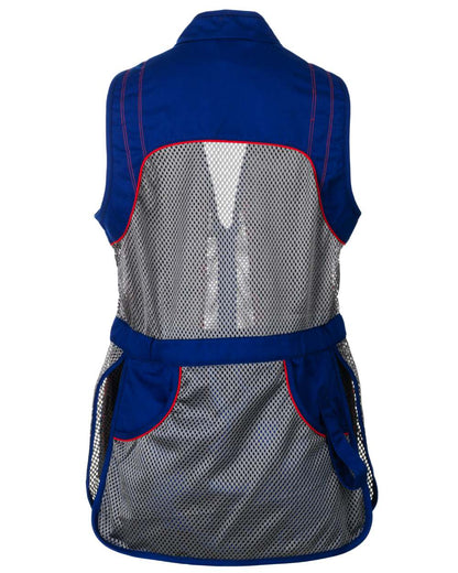 Sodalite Blue Coloured Seeland Skeet II Lady Waistcoat on White background 