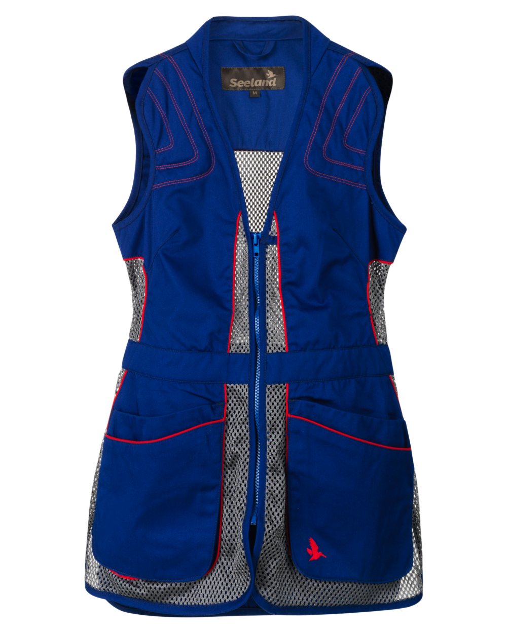 Sodalite Blue Coloured Seeland Skeet II Lady Waistcoat on White background 