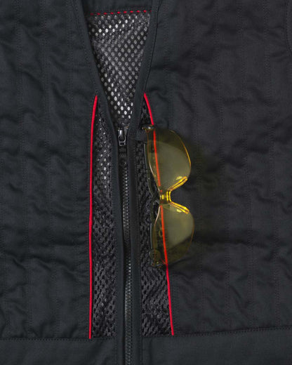 Black coloured Seeland Skeet II Waistcoat on white background 