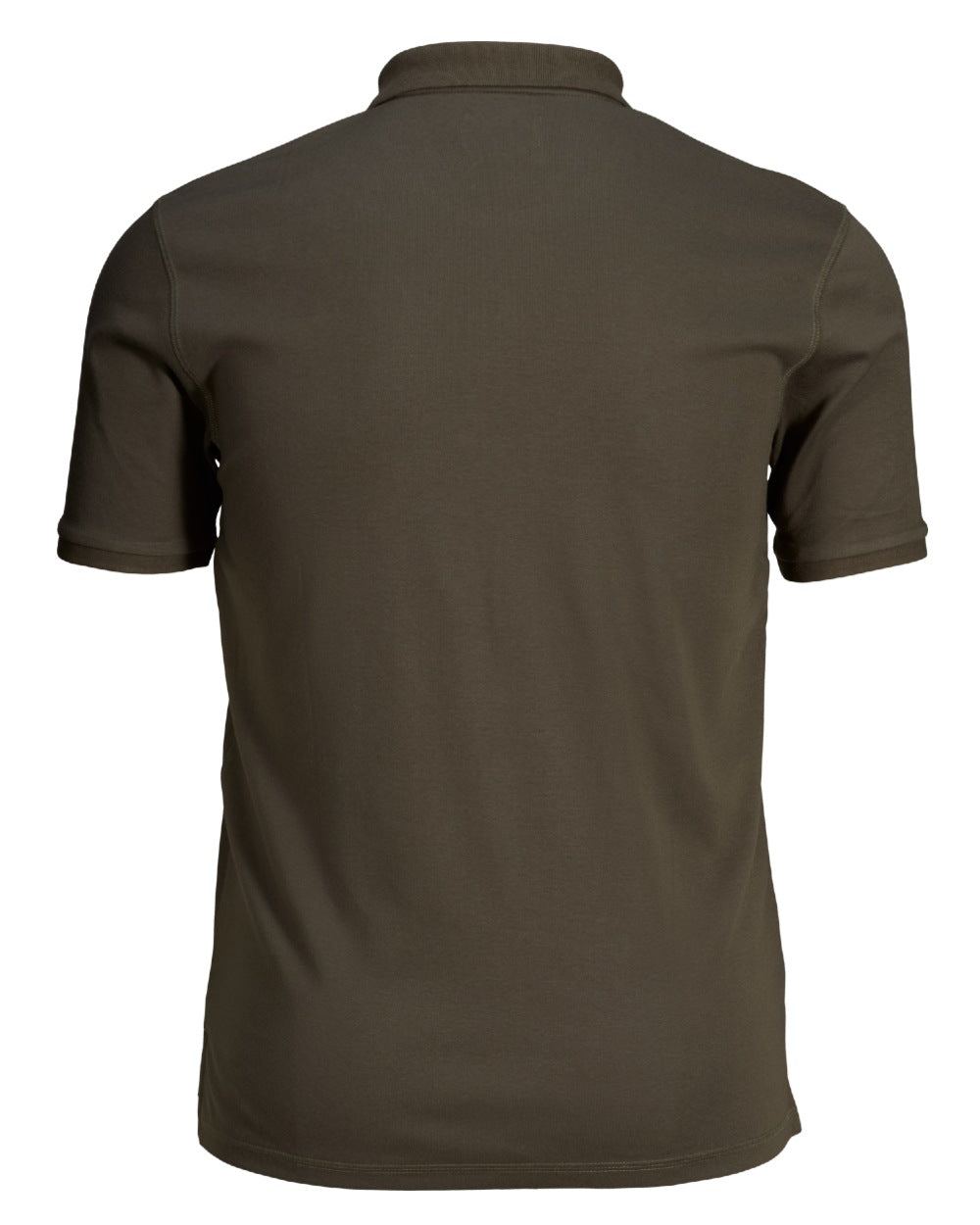 Green Coloured Seeland Skeet Polo Shirt on White background 