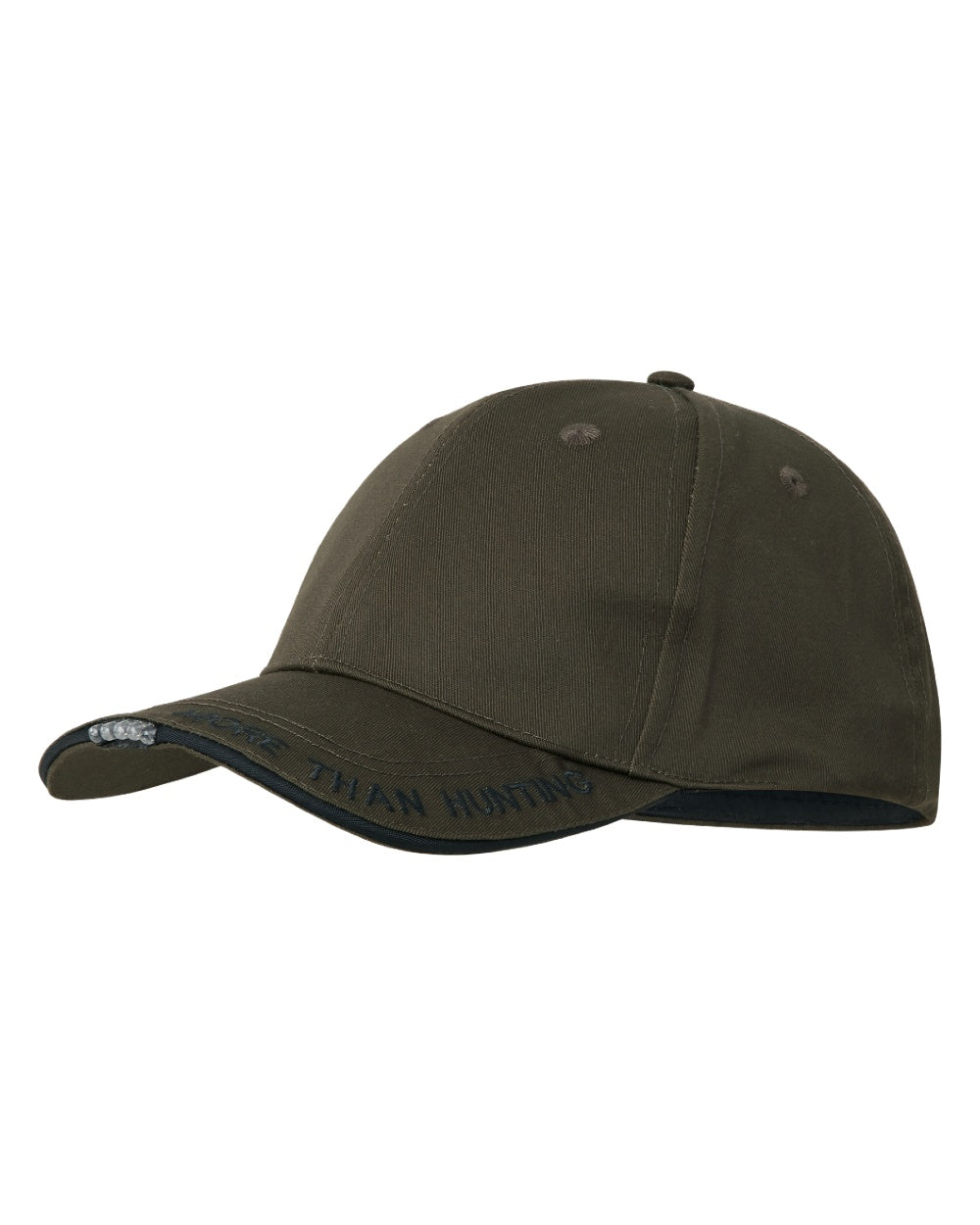 Pine Green Coloured Seeland Slate LED Cap on white background 