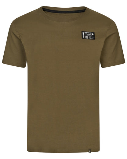 Military Olive Coloured Seeland Striker T-Shirt on white background 
