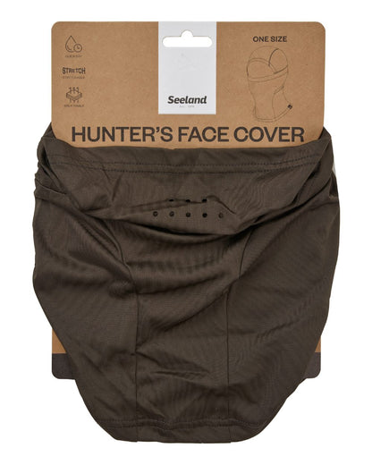 Pine Green coloured Seeland Tagus Face Cover on white background 