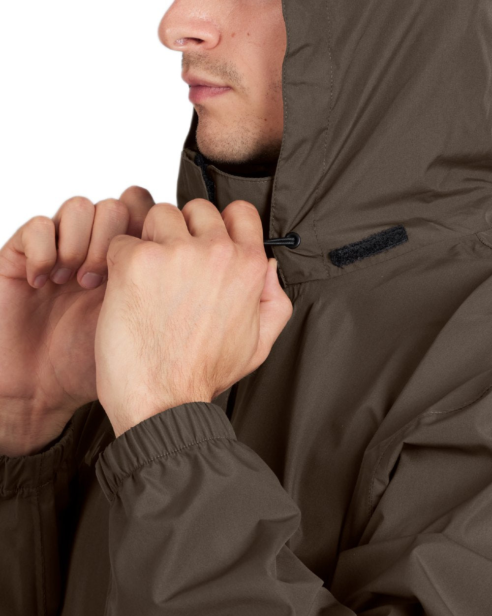 Pine Green Coloured Seeland Taxus Rain Set on White background 