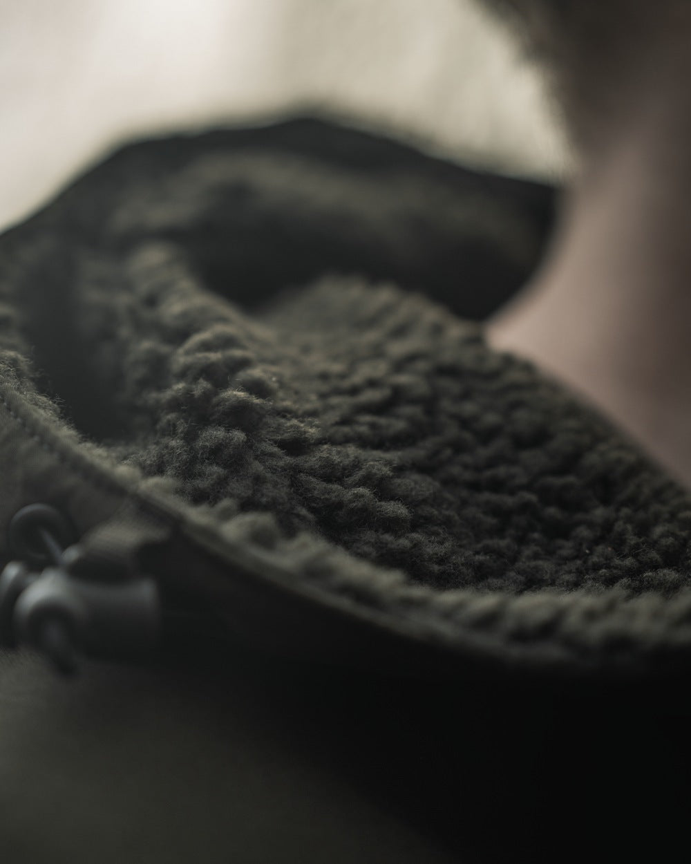 Grizzly Brown Coloured Seeland Thaw Fleece Jacket on outdoor background 