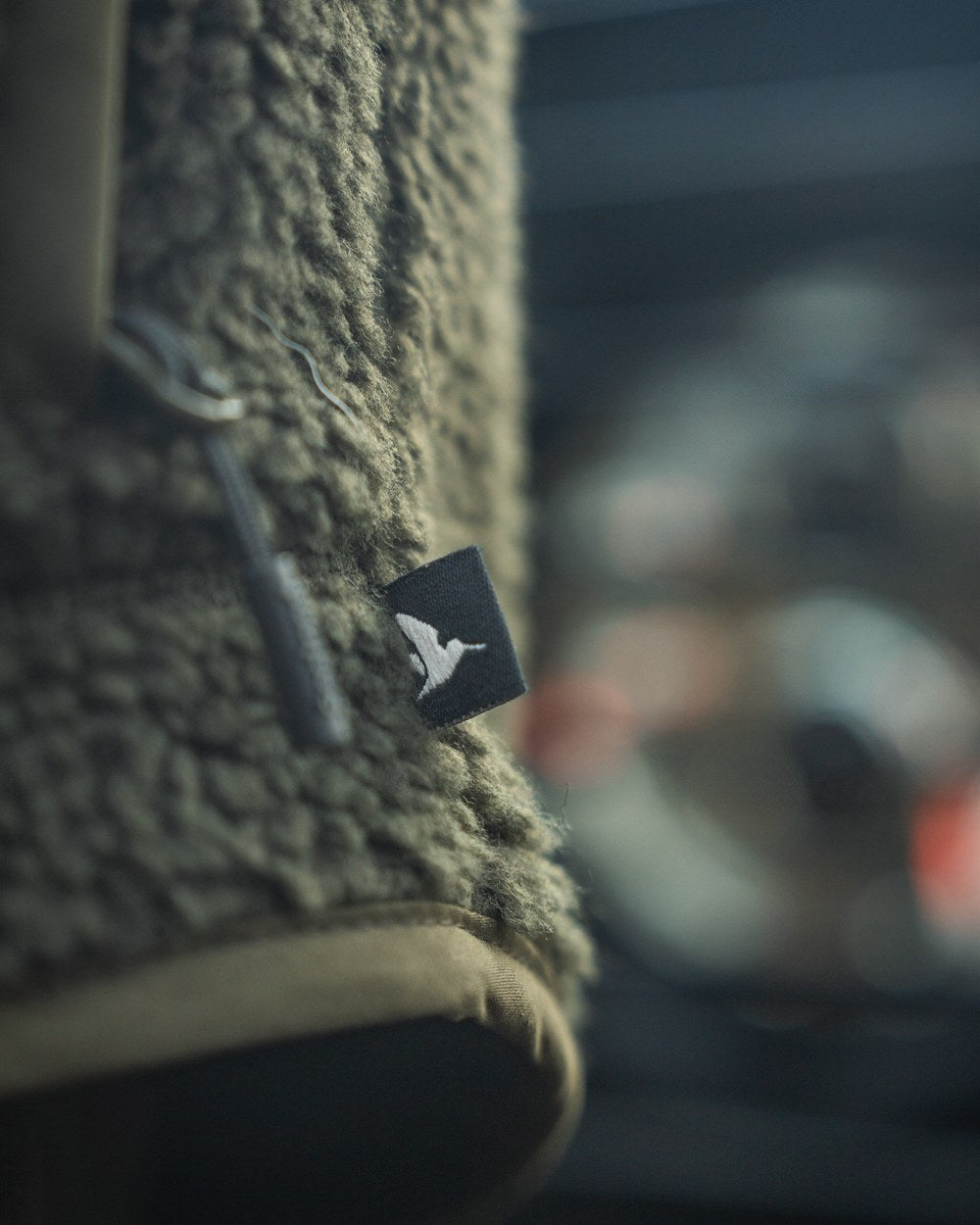 Grizzly Brown Coloured Seeland Thaw Fleece Jacket on outdoor background 