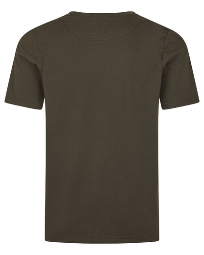 Pine Green Coloured Seeland Thermal T-Shirt on white background 