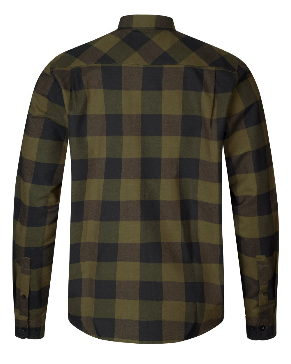 Green Check Coloured Seeland Toronto Shirt on White background 