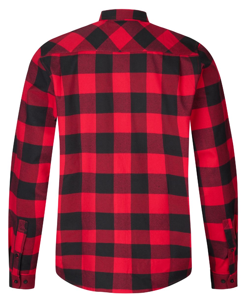 Red Check Coloured Seeland Toronto Shirt on White background 