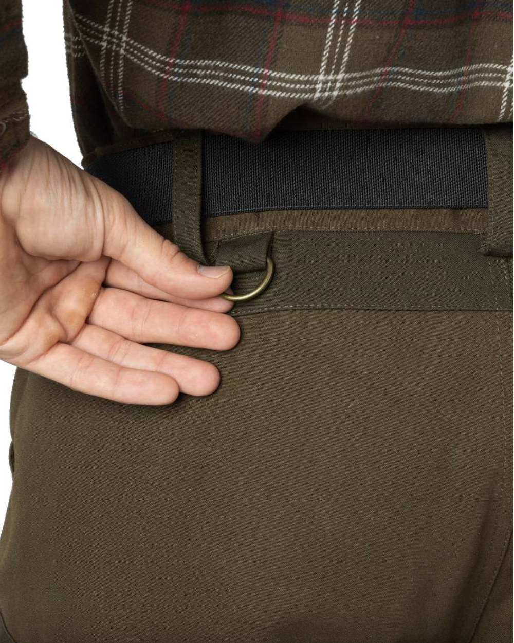 Light Pine Coloured Seeland Trax Trousers on white background 