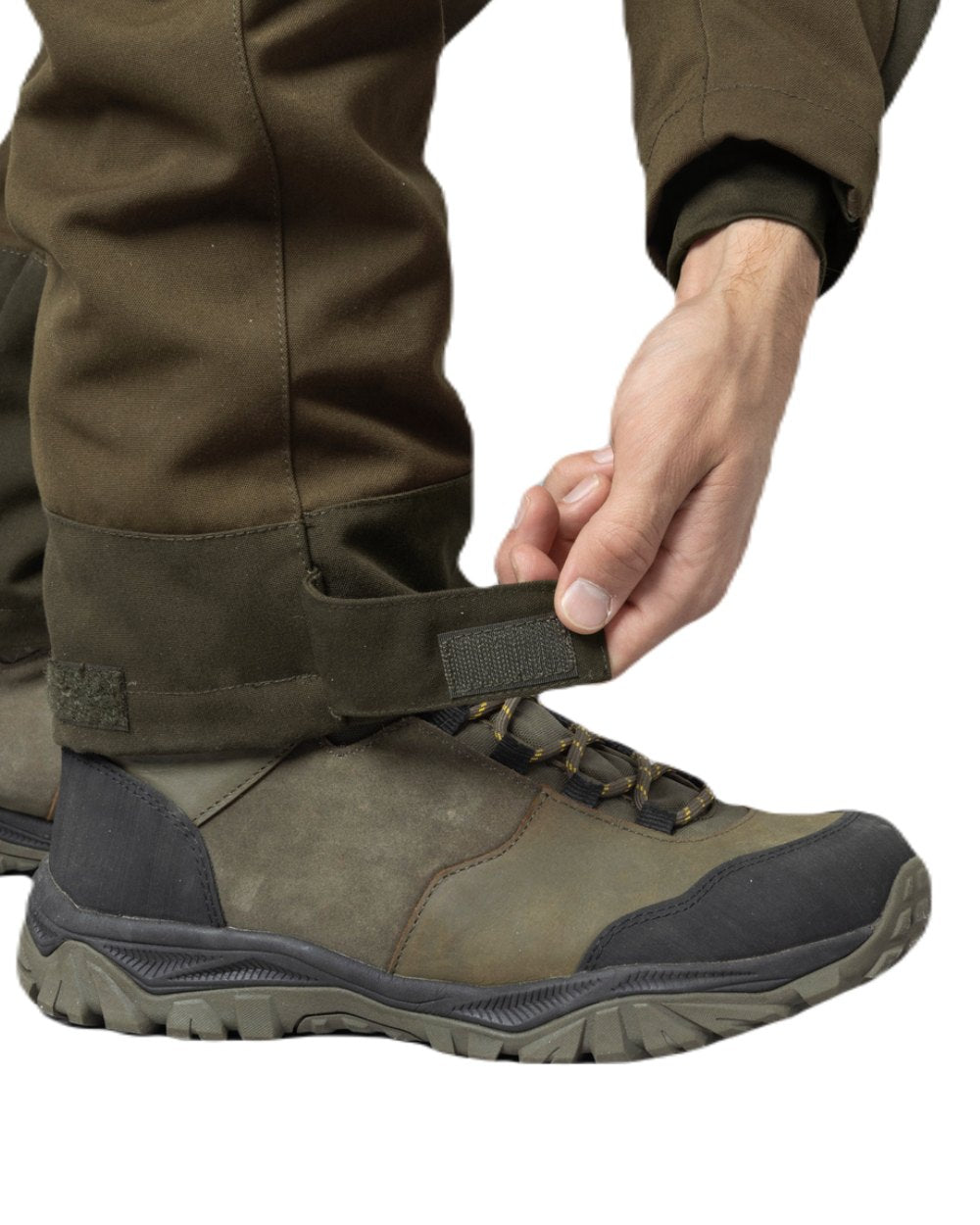 Light Pine Coloured Seeland Trax Trousers on white background 