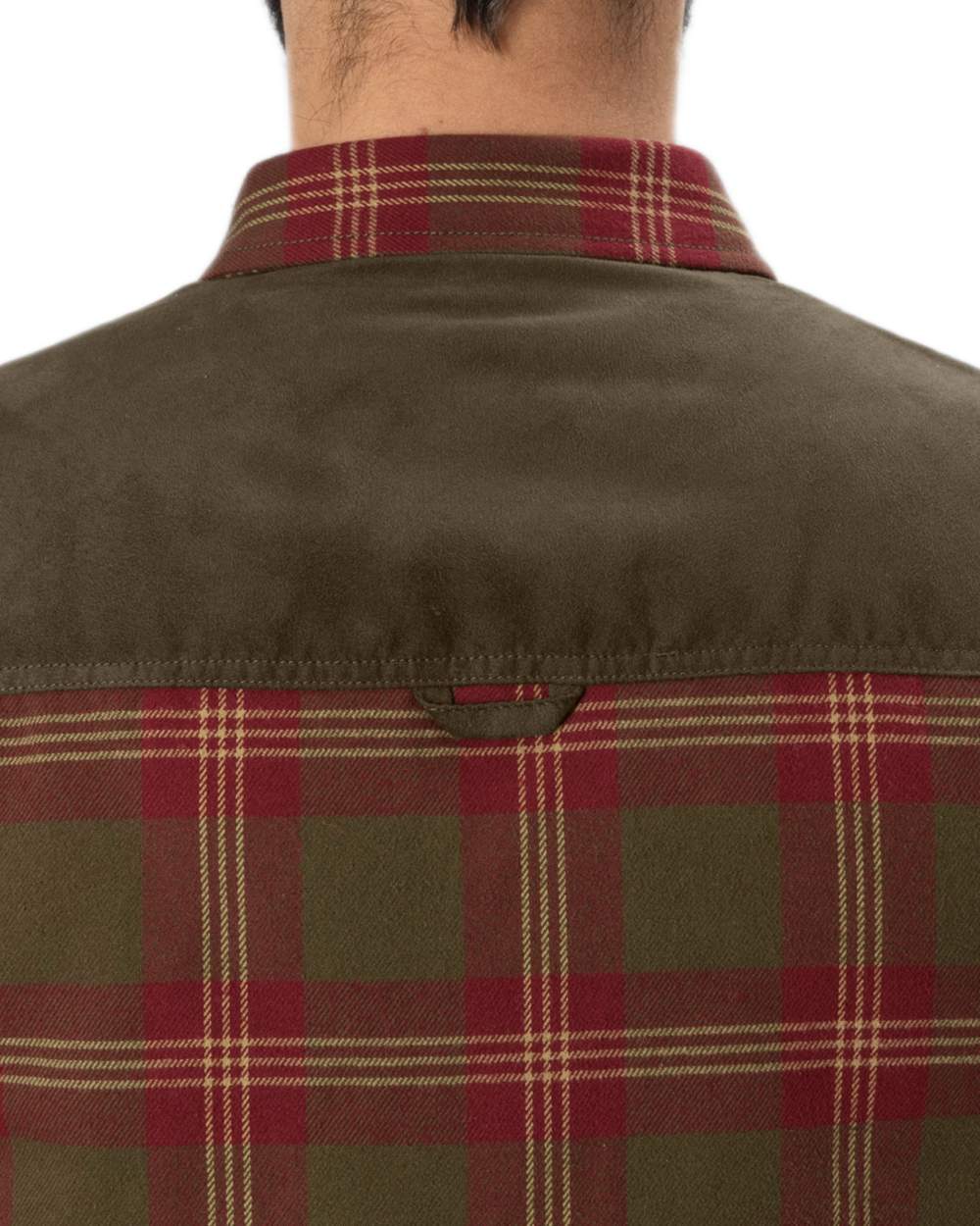 Red Check Coloured Seeland Vancouver Shirt on white background 