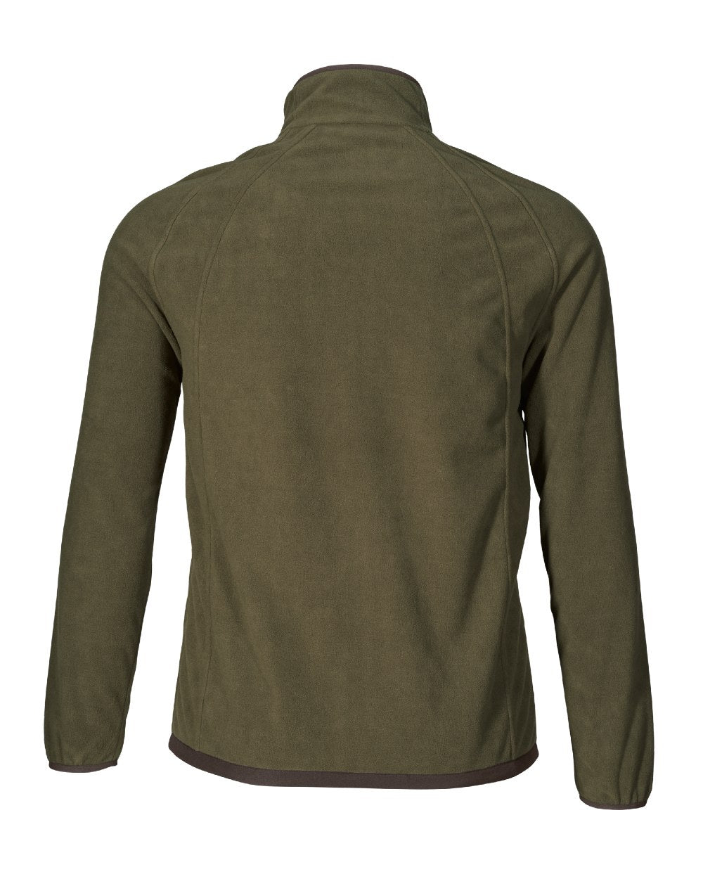 Pine Green InVis Orange Blaze Coloured Seeland Vantage Reversible Fleece Jacket on white background 
