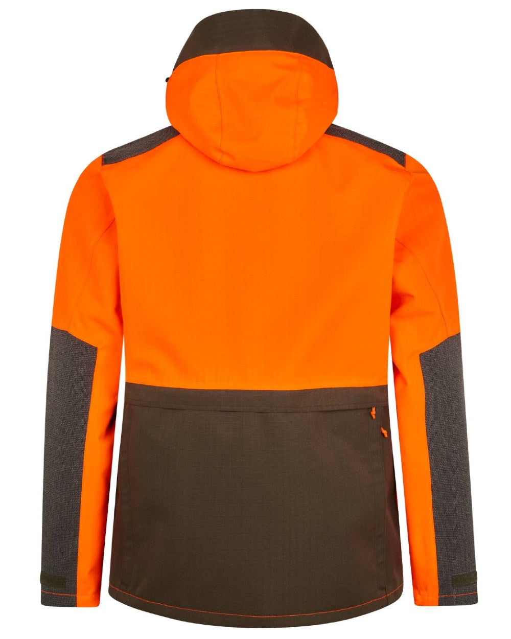Pine Green Hi-Vis Orange Coloured Seeland Venture Rover Jacket on white background 