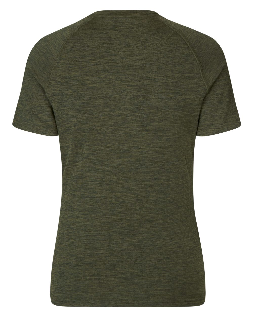 Pine Green Coloured Seeland Womens Active Short Sleeve T-Shirt on White background 