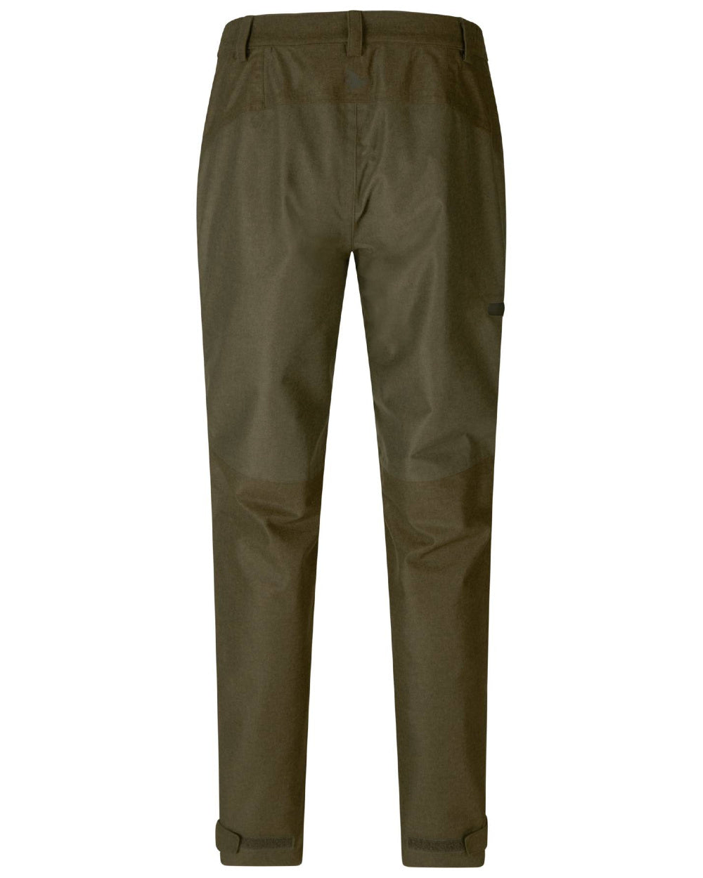 Pine Green Melange Coloured Seeland Womens Avail Trousers on white background 