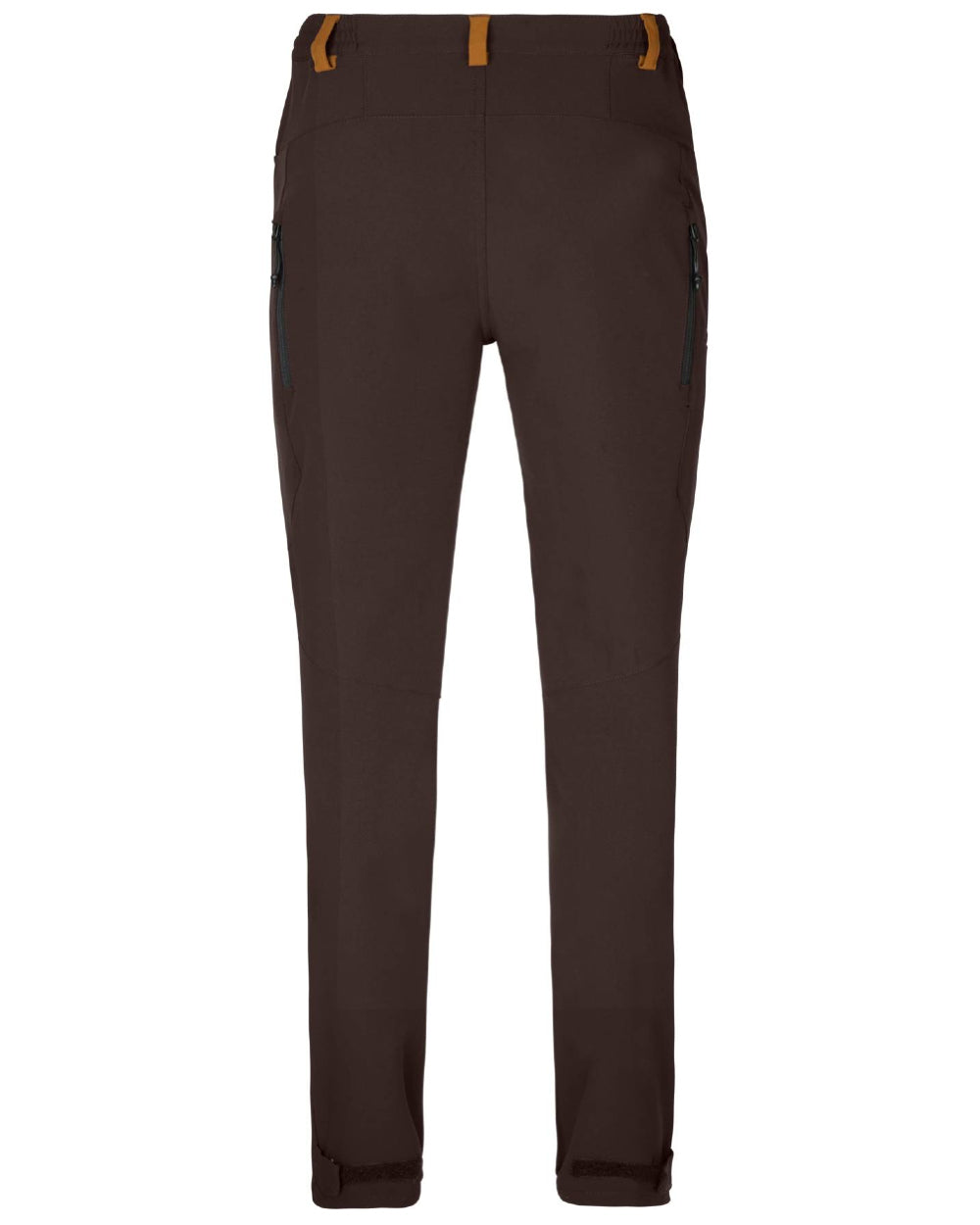 Dark Brown Coloured Seeland Womens Dog Active Trousers on white background 