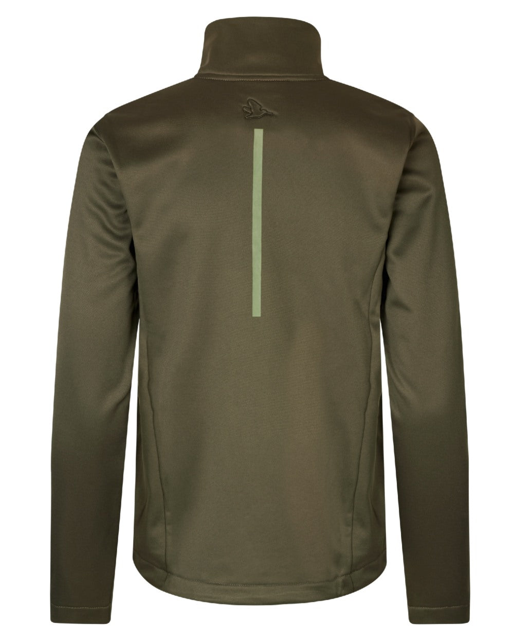 Pine Green Coloured Seeland Womens Emily Fleece on white background 