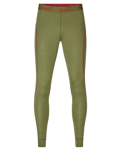 Capulet Olive Coloured Seeland Womens Hawker Base Layer on white background 