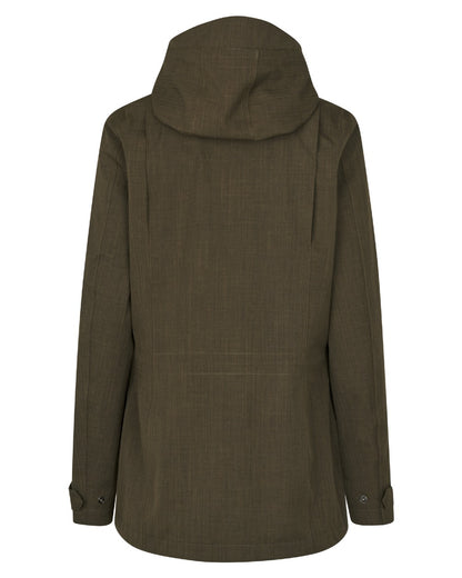 Light Pine Coloured Seeland Womens Highpoint Harriet Jacket on white background 