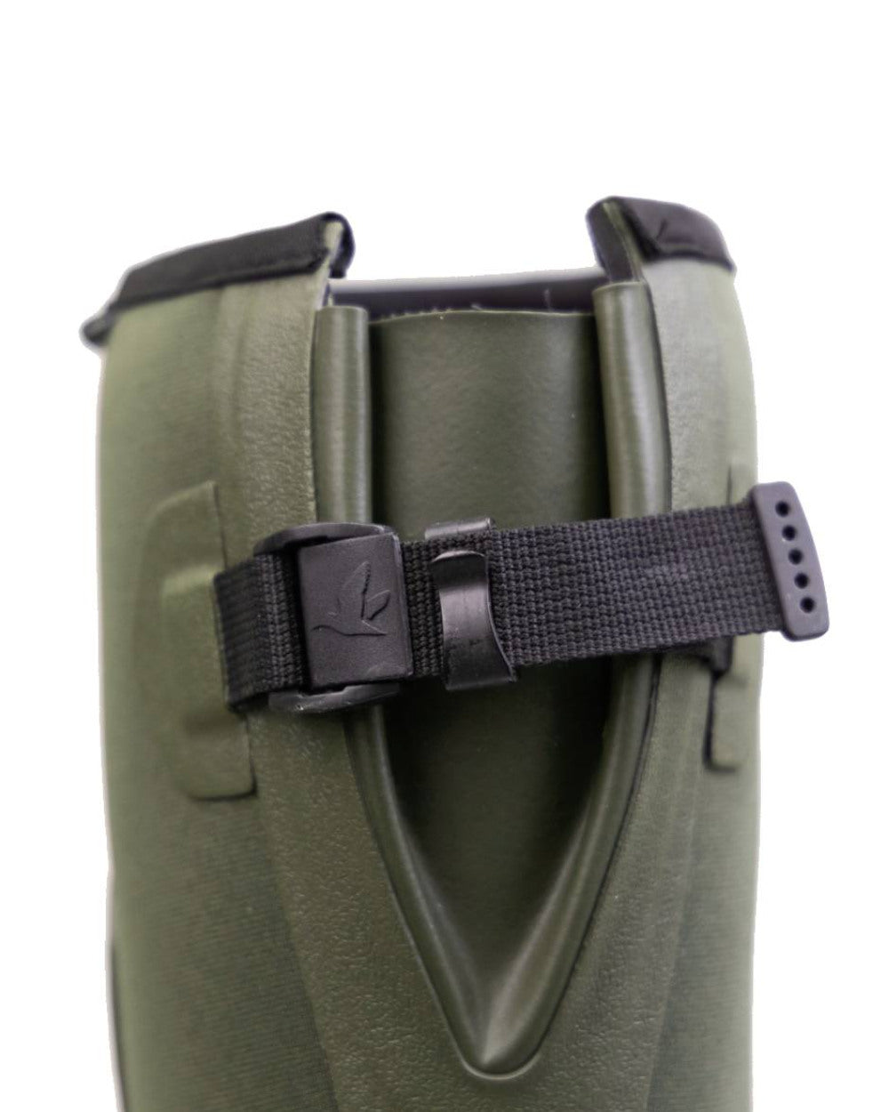 Pine Green Coloured Seeland Womens Hillside Flex Wellingtons on white background 