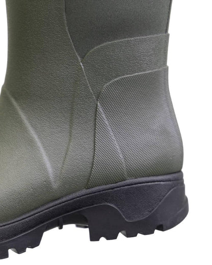 Pine Green Coloured Seeland Womens Hillside Flex Wellingtons on white background 