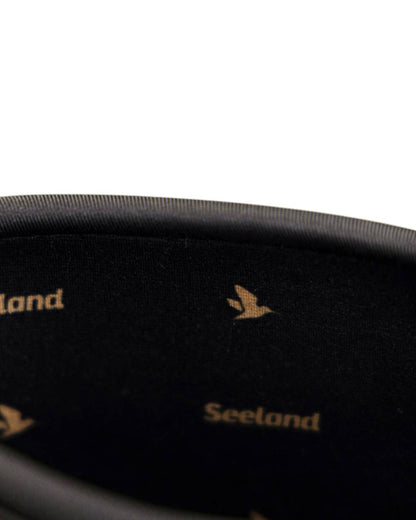 Pine Green Coloured Seeland Womens Hillside Flex Wellingtons on white background 