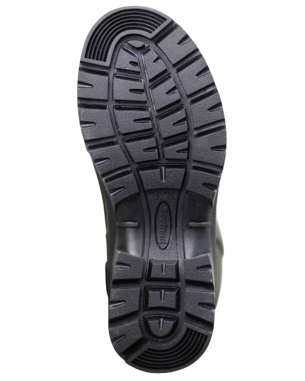 Pine Green Coloured Seeland Womens Hillside Flex Wellingtons on white background 