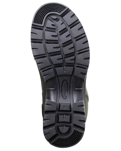 Pine Green Coloured Seeland Womens Hillside Flex Wellingtons on white background 