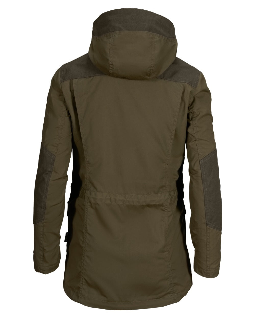 Pine Green Coloured Seeland Womens Key-Point Wax Jacket on white background 