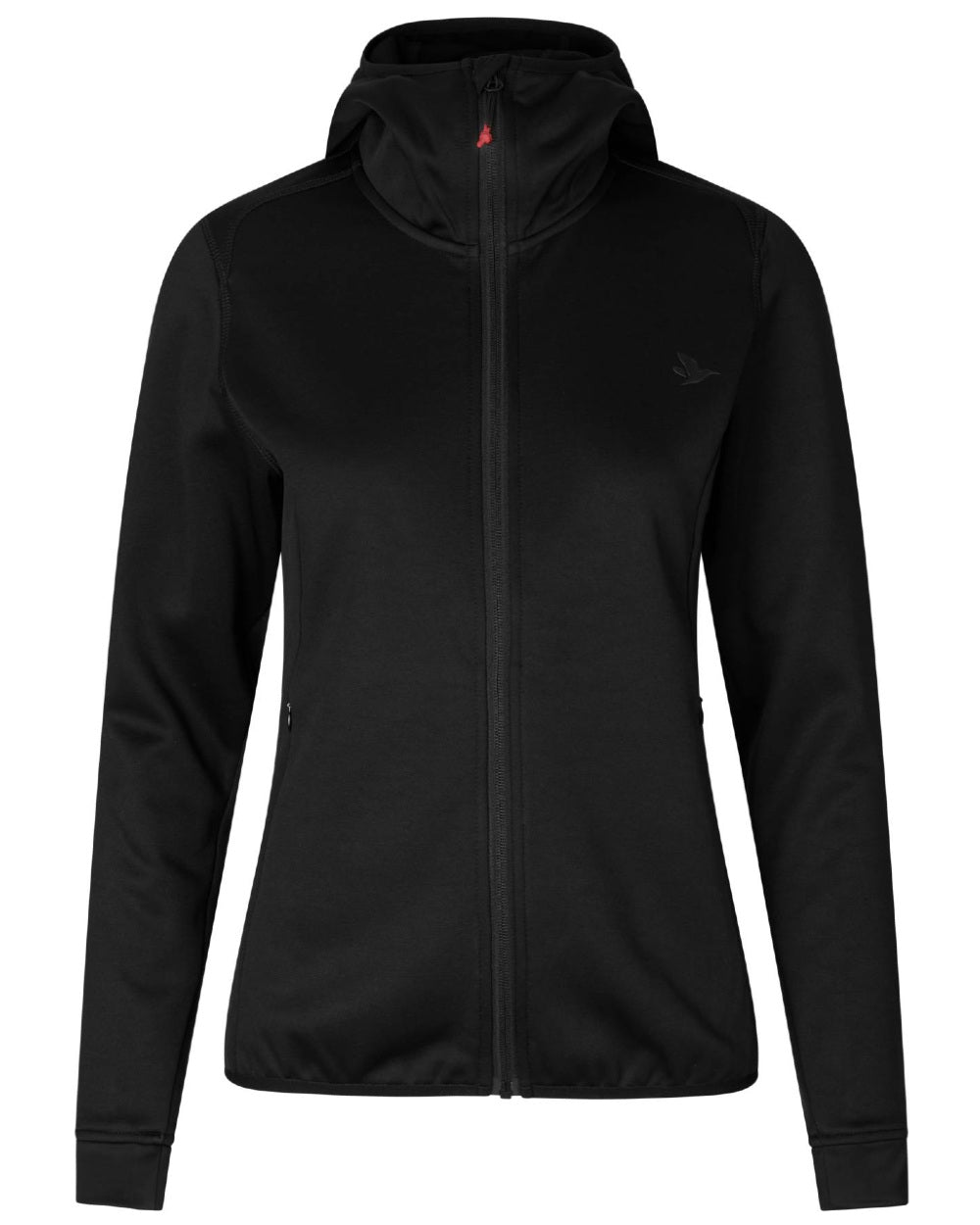 Meteorite Coloured Seeland Womens Power Fleece Jacket on White background 